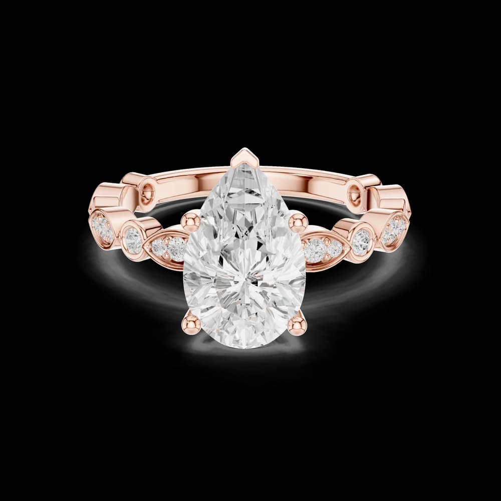 Symmetric Bliss Lab Grown Diamond Ring - Image 1 Symmetric Bliss Lab Grown Diamond Ring, view 1 of 6