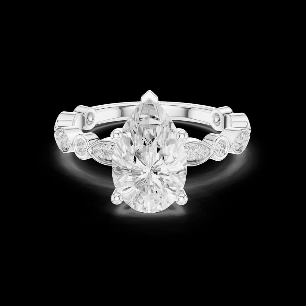 Symmetric Bliss Lab Grown Diamond Ring - Image 2 Symmetric Bliss Lab Grown Diamond Ring, view 2 of 6