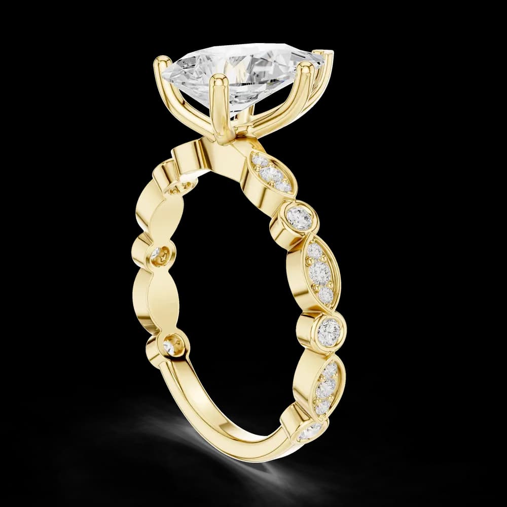 Symmetric Bliss Lab Grown Diamond Ring - Image 4 Symmetric Bliss Lab Grown Diamond Ring, view 4 of 6