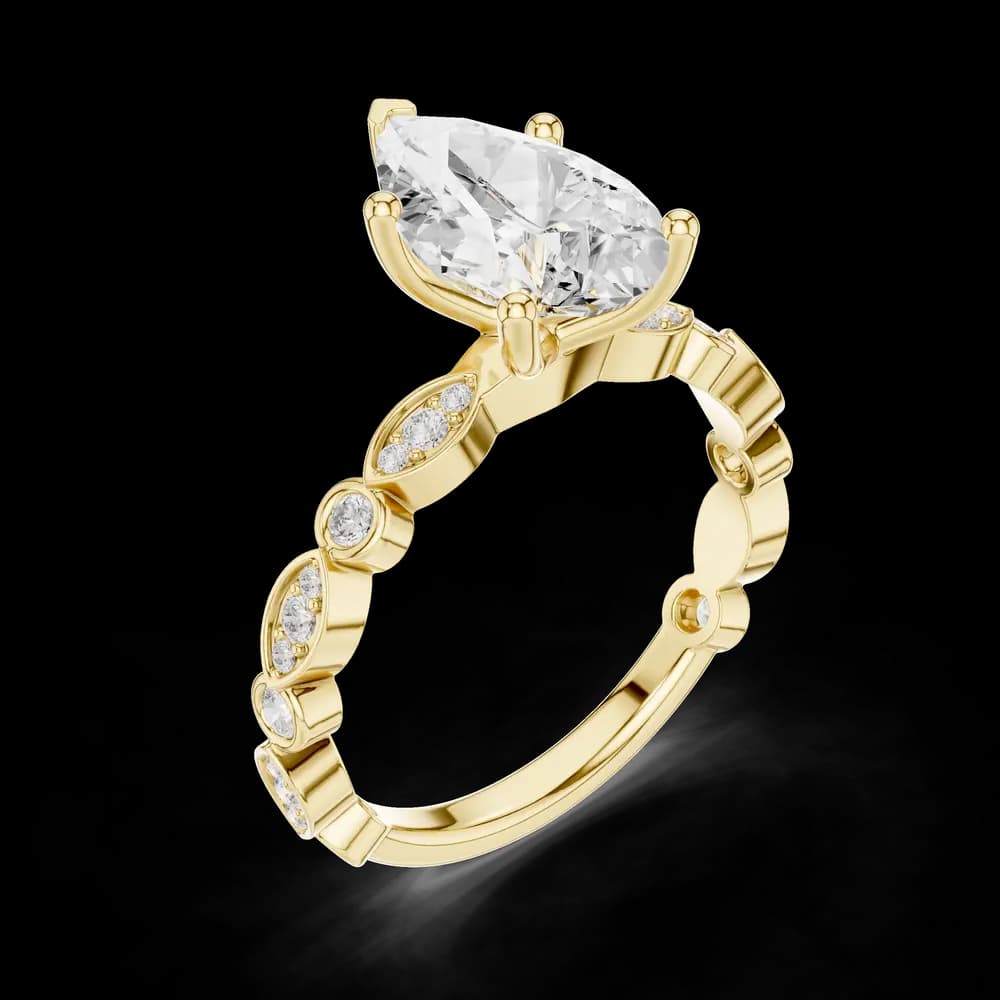Symmetric Bliss Lab Grown Diamond Ring - Image 5 Symmetric Bliss Lab Grown Diamond Ring, view 5 of 6