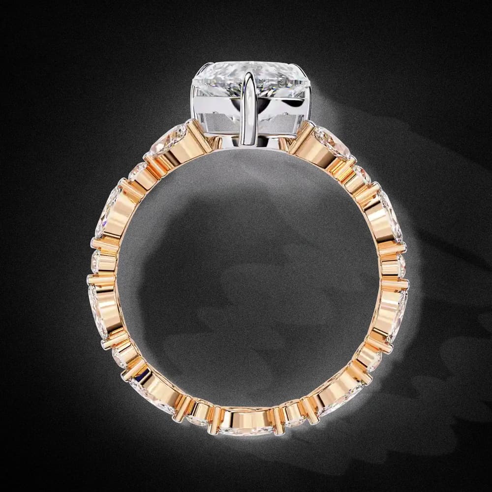 Tacori Designer Pear Lab Grown Diamond Ring - Image 2 Tacori Designer Pear Lab Grown Diamond Ring, view 2 of 13