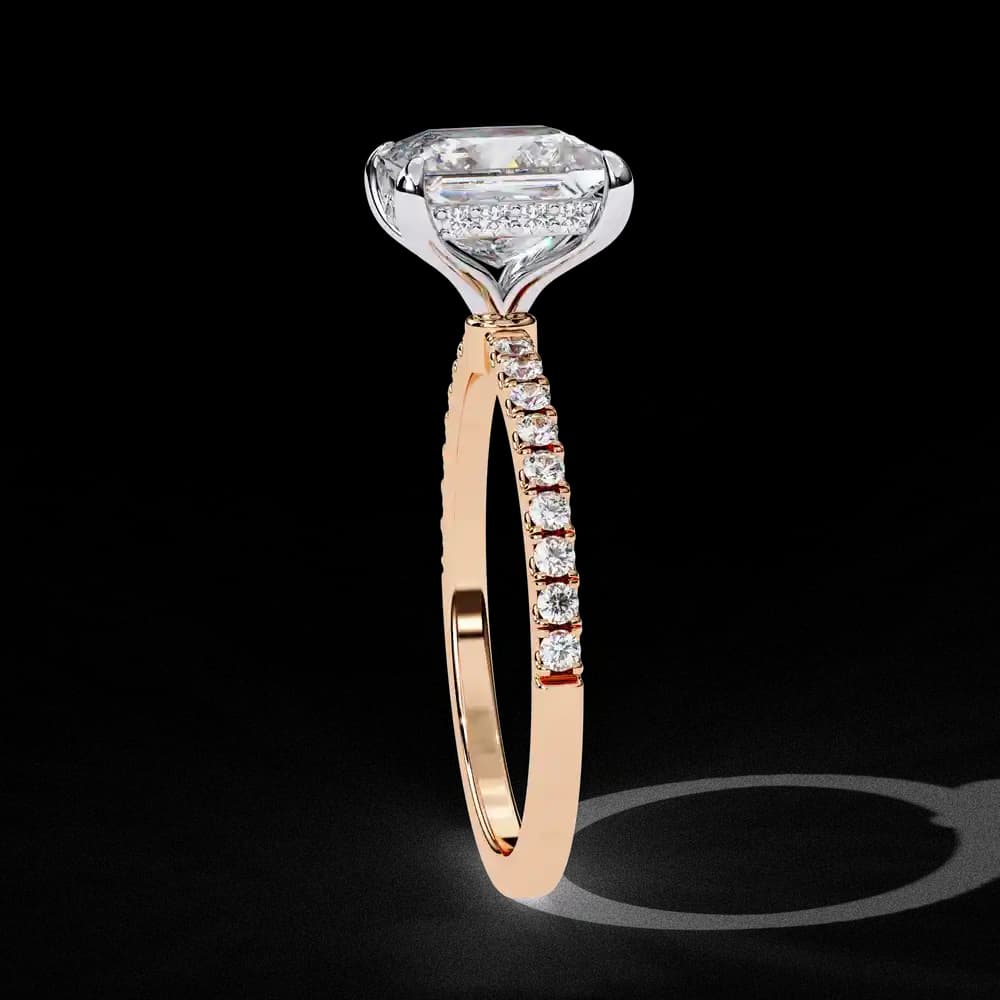 Tacori Princess Cut Solitaire Lab Grown Diamond Ring - Image 6 Tacori Princess Cut Solitaire Lab Grown Diamond Ring, view 6 of 10