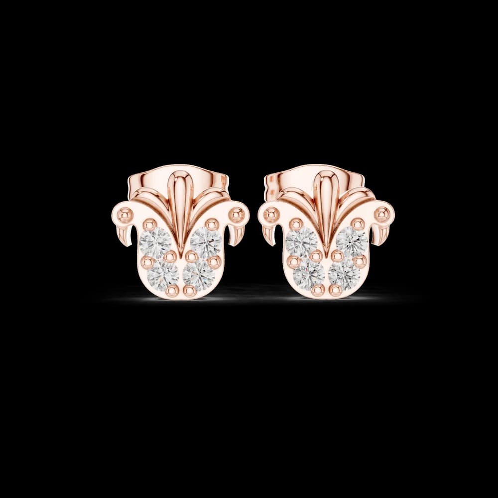 Tailor Made lab grown diamond earring design - Image 1 Tailor Made lab grown diamond earring design, view 1 of 5