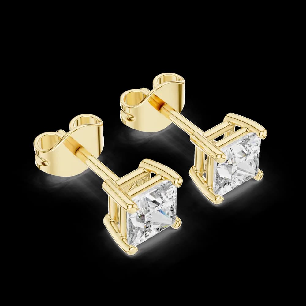 Tantalizing Lab grown diamond Earrings design - Image 5 Tantalizing Lab grown diamond Earrings design, view 5 of 6