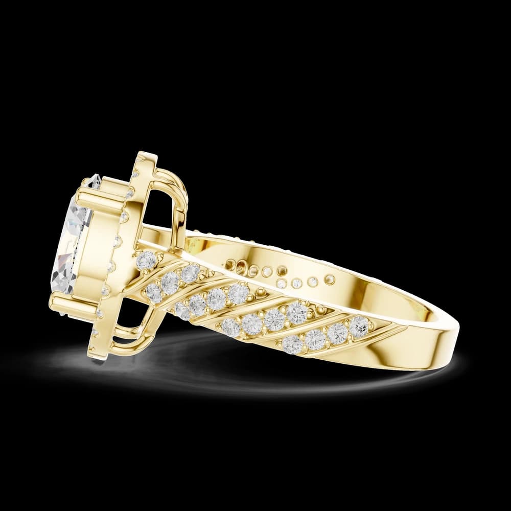 Tension Mount Lab Grown Diamond Ring - Image 6 Tension Mount Lab Grown Diamond Ring, view 6 of 6