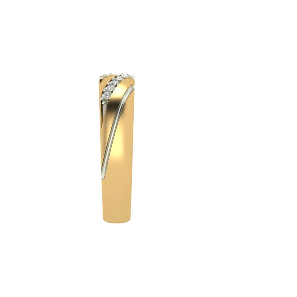 The Lab Grown DiamondArc D'Or Channel Band - Image 2 The Lab Grown DiamondArc D'Or Channel Band, view 2 of 4