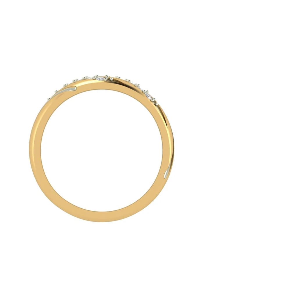 The Lab Grown DiamondArc D'Or Channel Band - Image 3 The Lab Grown DiamondArc D'Or Channel Band, view 3 of 4