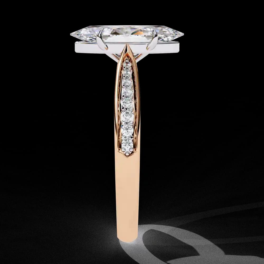 Aurelian Marquise Lab Grown Diamond Solitaire Ring - Image 13 Aurelian Marquise Lab Grown Diamond Solitaire Ring, view 13 of 14