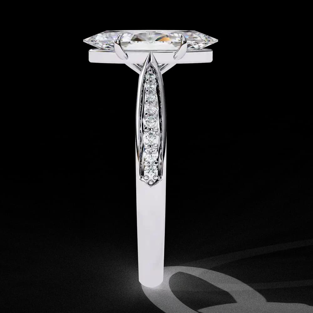 Aurelian Marquise Lab Grown Diamond Solitaire Ring - Image 14 Aurelian Marquise Lab Grown Diamond Solitaire Ring, view 14 of 14