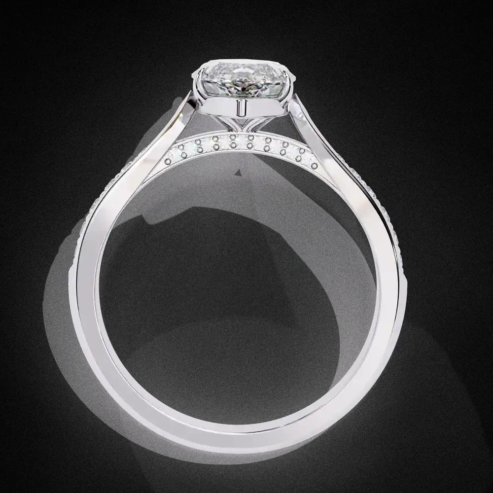 Aurelian Marquise Lab Grown Diamond Solitaire Ring - Image 5 Aurelian Marquise Lab Grown Diamond Solitaire Ring, view 5 of 14
