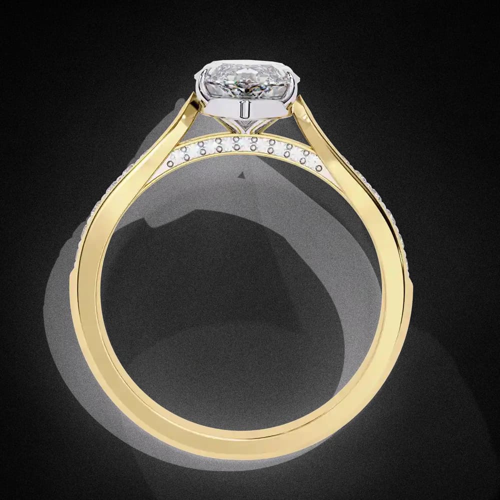 Aurelian Marquise Lab Grown Diamond Solitaire Ring - Image 7 Aurelian Marquise Lab Grown Diamond Solitaire Ring, view 7 of 14