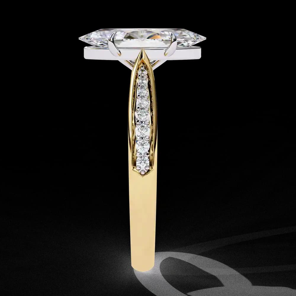 Aurelian Marquise Lab Grown Diamond Solitaire Ring - Image 8 Aurelian Marquise Lab Grown Diamond Solitaire Ring, view 8 of 14