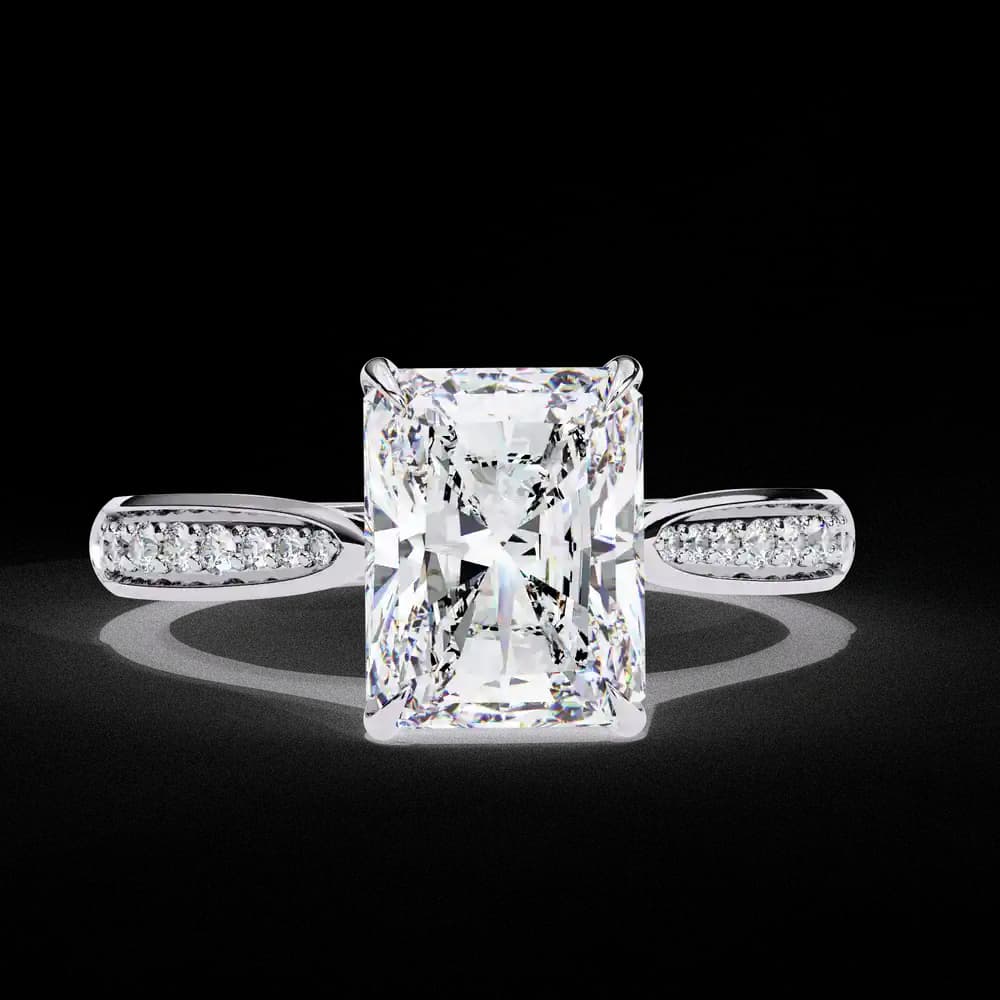 Aurelian Radiant Lab Grown Diamond Ring - Image 13 Aurelian Radiant Lab Grown Diamond Ring, view 13 of 14