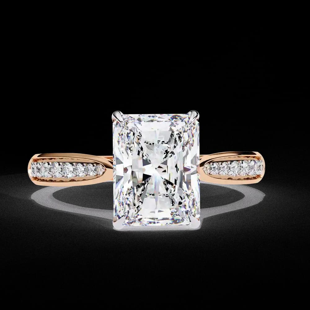 Aurelian Radiant Lab Grown Diamond Ring - Image 14 Aurelian Radiant Lab Grown Diamond Ring, view 14 of 14