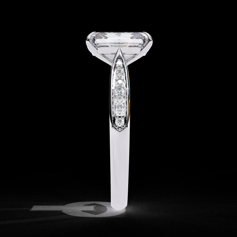 Aurelian Radiant Lab Grown Diamond Ring - Image 2 Aurelian Radiant Lab Grown Diamond Ring, view 2 of 14