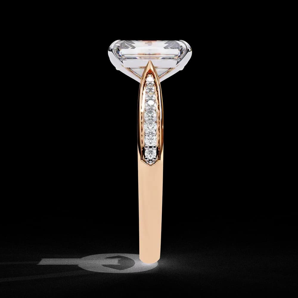 Aurelian Radiant Lab Grown Diamond Ring - Image 3 Aurelian Radiant Lab Grown Diamond Ring, view 3 of 14