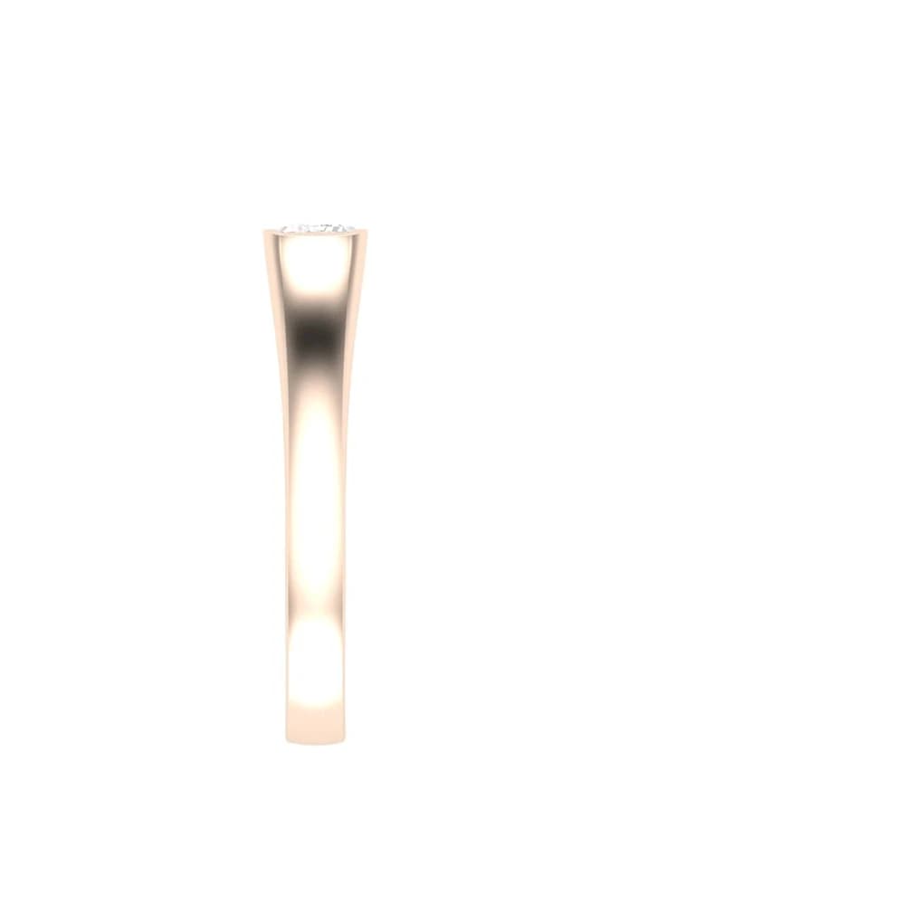 The Lab Grown Diamond Aurora Rosewood Flow Band - Image 3 The Lab Grown Diamond Aurora Rosewood Flow Band, view 3 of 4