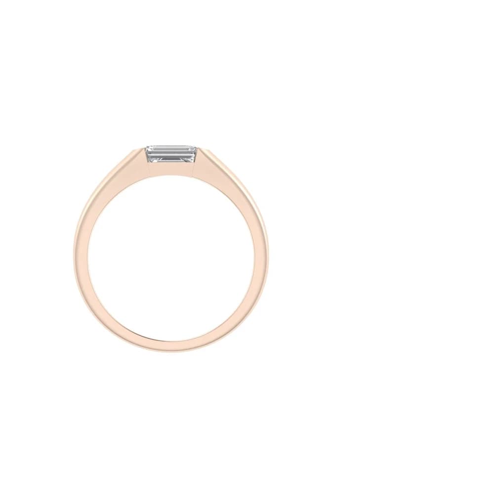 The Lab Grown Diamond Aurora Rosewood Flow Band - Image 4 The Lab Grown Diamond Aurora Rosewood Flow Band, view 4 of 4