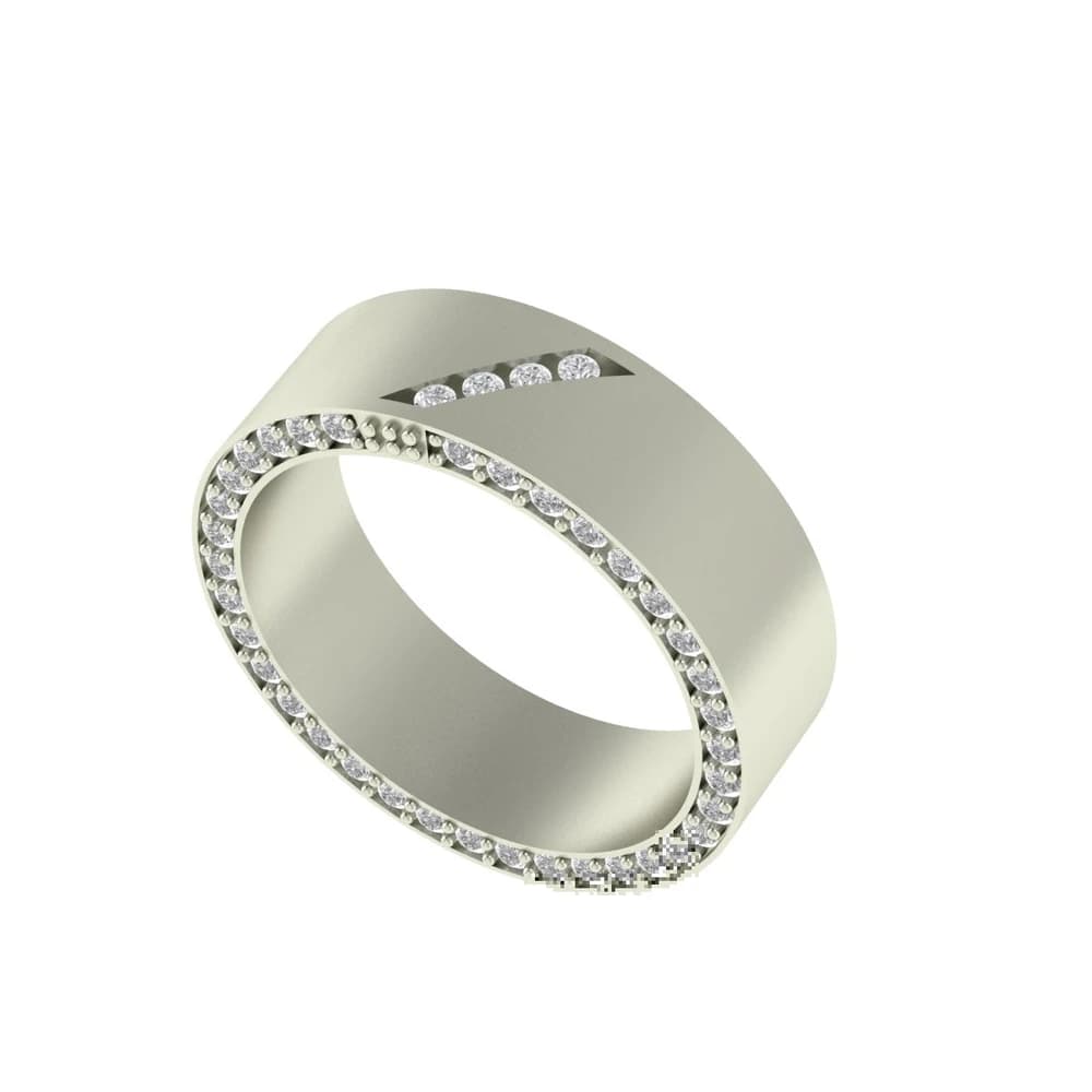 The Constellation Slant Lab Grown Diamond Ring - Image 2 The Constellation Slant Lab Grown Diamond Ring, view 2 of 4
