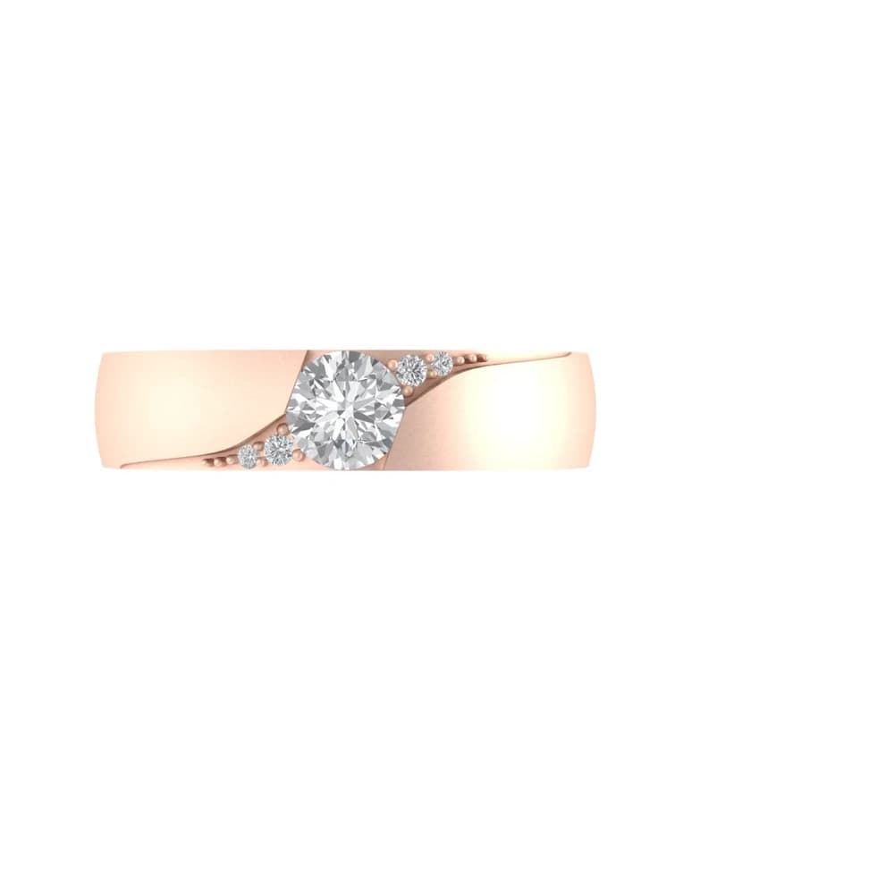 The Couture Sculptural Lab Grown Diamond Band - Image 2 The Couture Sculptural Lab Grown Diamond Band, view 2 of 4