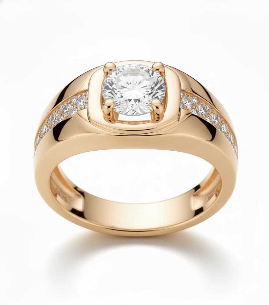 The Crown Rose Statement Lab Grown Diamond Ring - Image 4 The Crown Rose Statement Lab Grown Diamond Ring, view 4 of 4