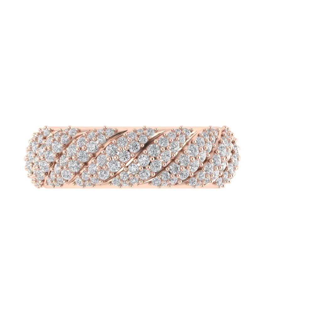 The Executive Solid Lab Grown Diamond Band - Image 1 The Executive Solid Lab Grown Diamond Band, view 1 of 4