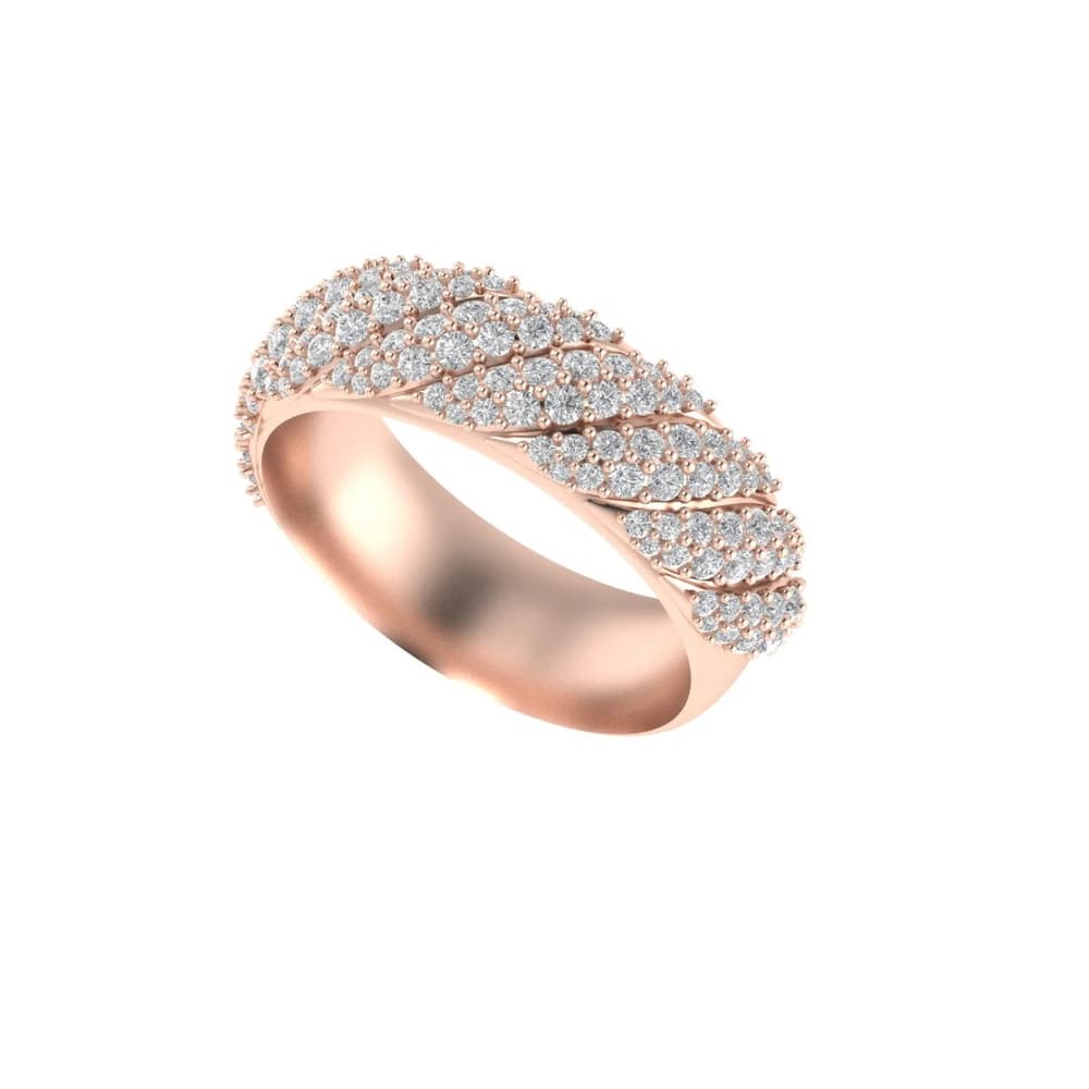 The Executive Solid Lab Grown Diamond Band - Image 2 The Executive Solid Lab Grown Diamond Band, view 2 of 4