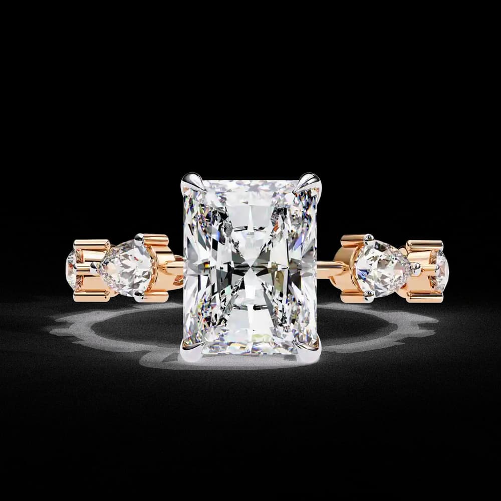 The Glimmering Radiance Lab Grown Diamond Ring - Image 1 The Glimmering Radiance Lab Grown Diamond Ring, view 1 of 13