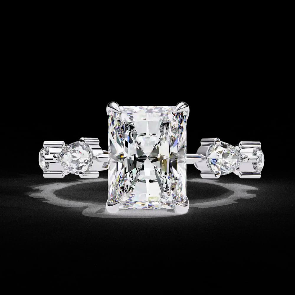 The Glimmering Radiance Lab Grown Diamond Ring - Image 12 The Glimmering Radiance Lab Grown Diamond Ring, view 12 of 13