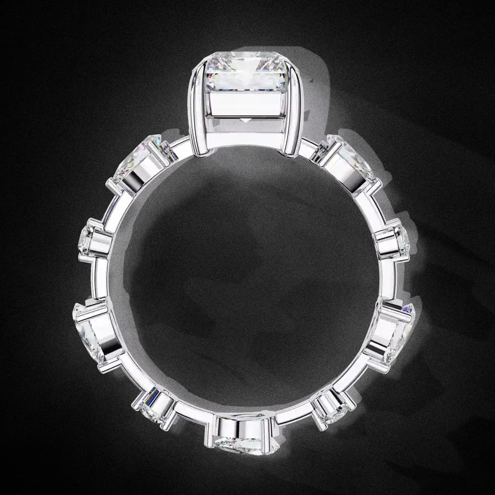 The Glimmering Radiance Lab Grown Diamond Ring - Image 13 The Glimmering Radiance Lab Grown Diamond Ring, view 13 of 13