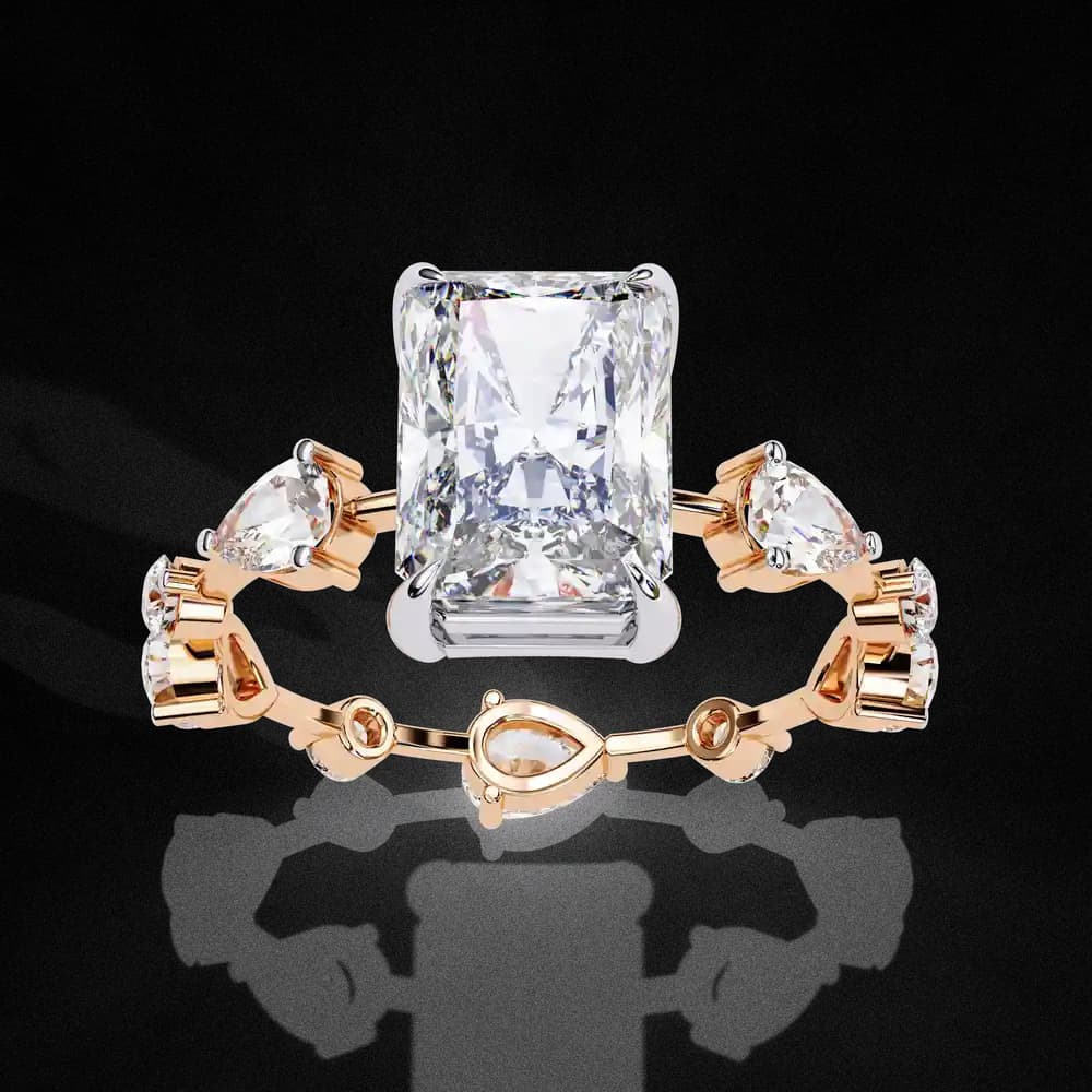 The Glimmering Radiance Lab Grown Diamond Ring - Image 7 The Glimmering Radiance Lab Grown Diamond Ring, view 7 of 13