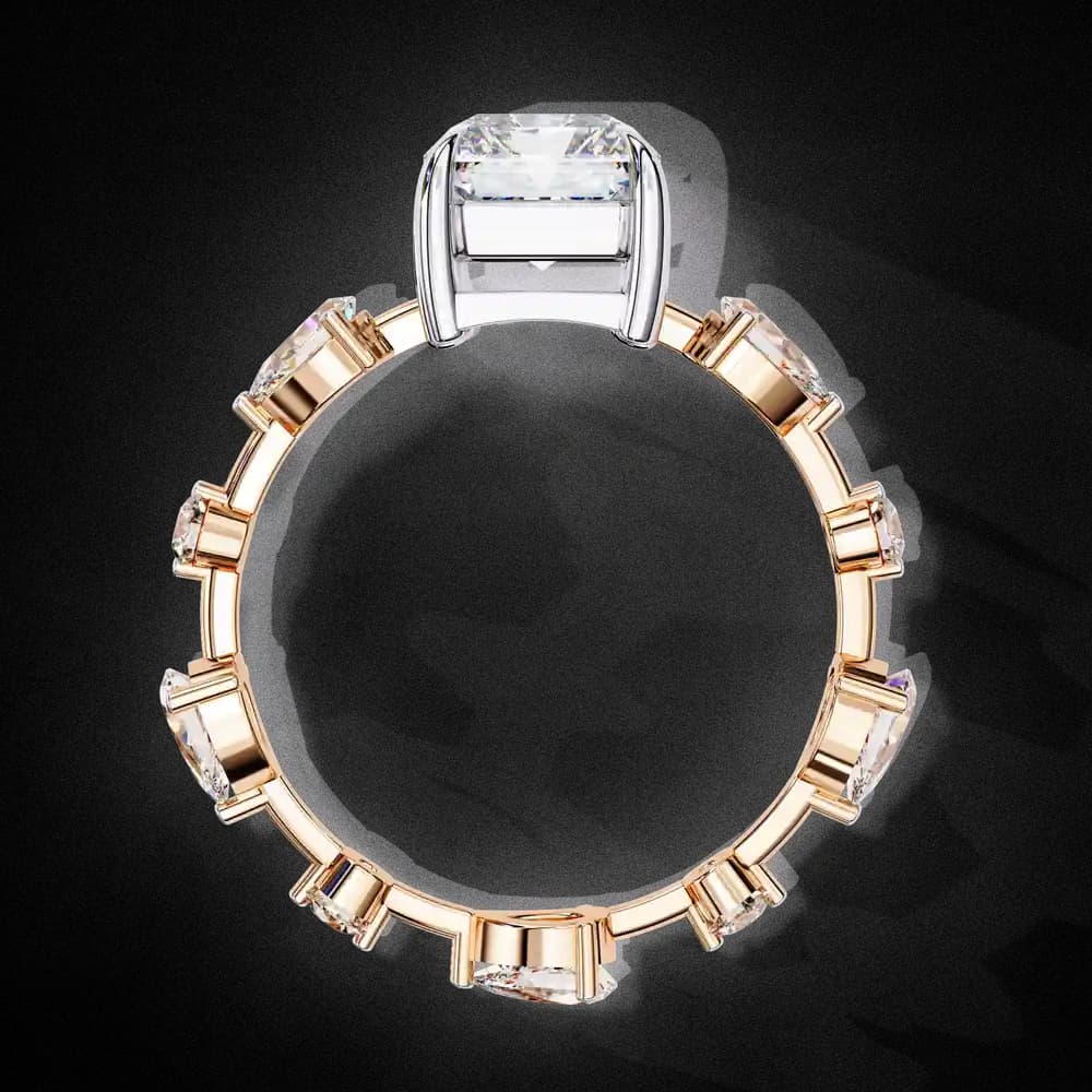 The Glimmering Radiance Lab Grown Diamond Ring - Image 8 The Glimmering Radiance Lab Grown Diamond Ring, view 8 of 13