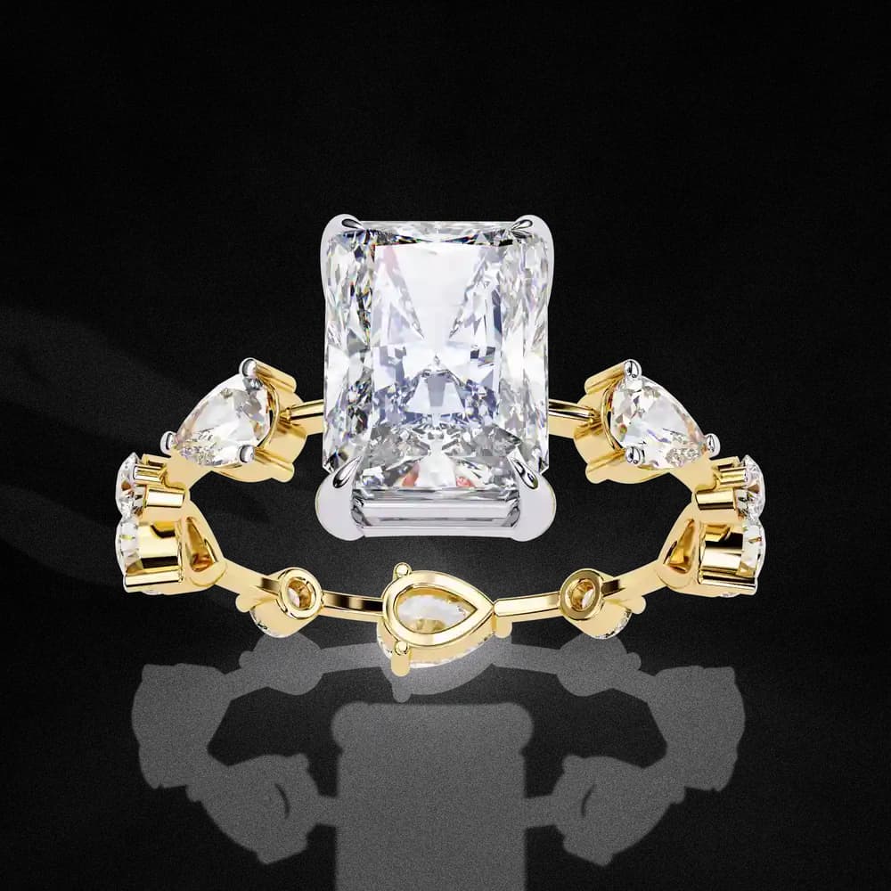 The Glimmering Radiance Lab Grown Diamond Ring - Image 9 The Glimmering Radiance Lab Grown Diamond Ring, view 9 of 13