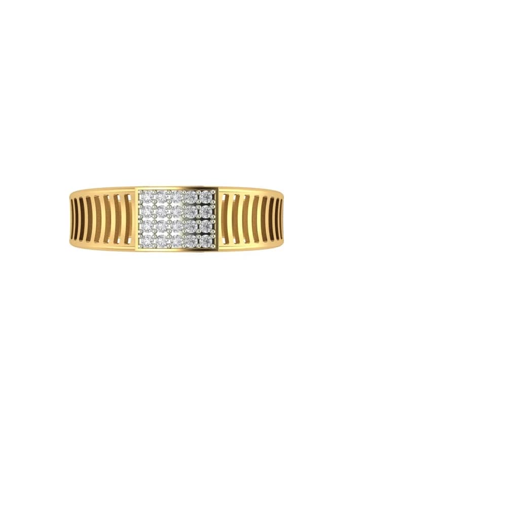 The Lab Grown Diamond Golden Delta Signature Ring - Image 2 The Lab Grown Diamond Golden Delta Signature Ring, view 2 of 4