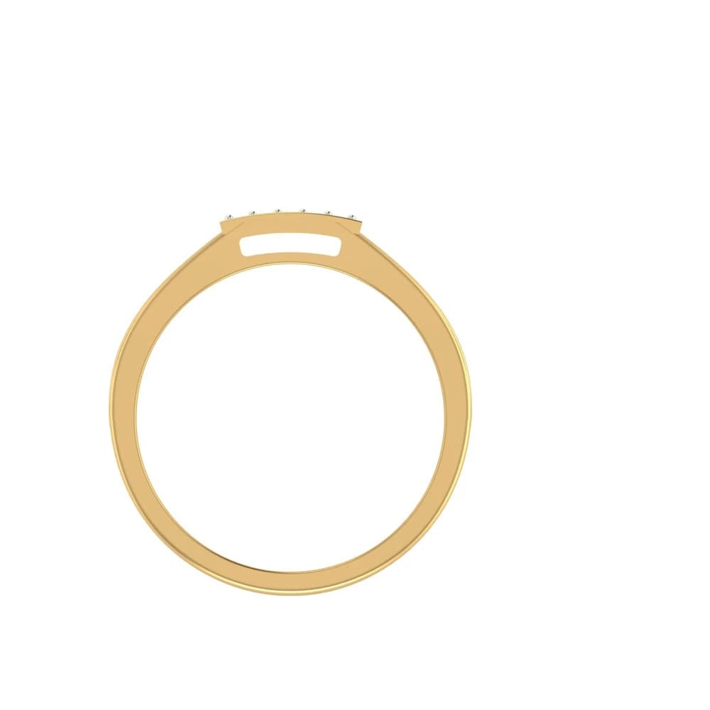 The Lab Grown Diamond Golden Delta Signature Ring - Image 3 The Lab Grown Diamond Golden Delta Signature Ring, view 3 of 4