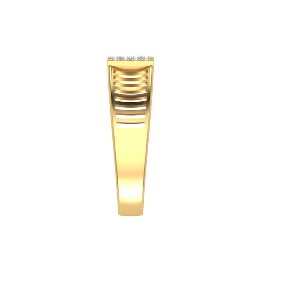 The Lab Grown Diamond Golden Delta Signature Ring - Image 4 The Lab Grown Diamond Golden Delta Signature Ring, view 4 of 4
