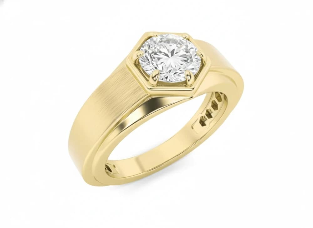 The Governor Lab Grown Diamond Comfort Band - Image 2 The Governor Lab Grown Diamond Comfort Band, view 2 of 4