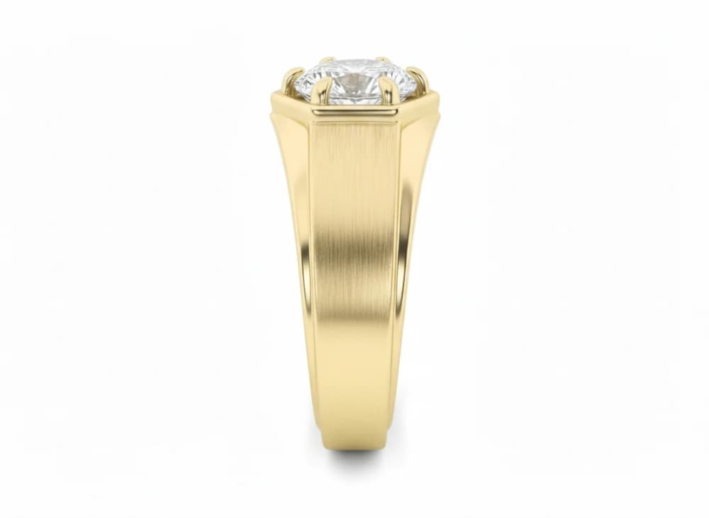 The Governor Lab Grown Diamond Comfort Band - Image 3 The Governor Lab Grown Diamond Comfort Band, view 3 of 4