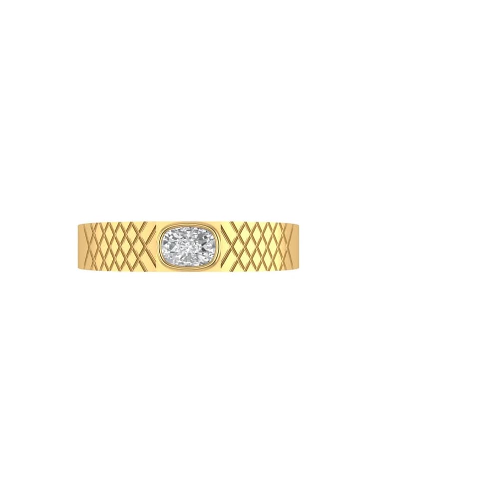 The Gridlock Lab Grown Diamond Band - Image 2 The Gridlock Lab Grown Diamond Band, view 2 of 4