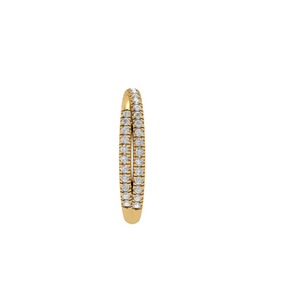The Lab Grown Diamond Infinity Diamond Coil Ring - Image 3 The Lab Grown Diamond Infinity Diamond Coil Ring, view 3 of 4