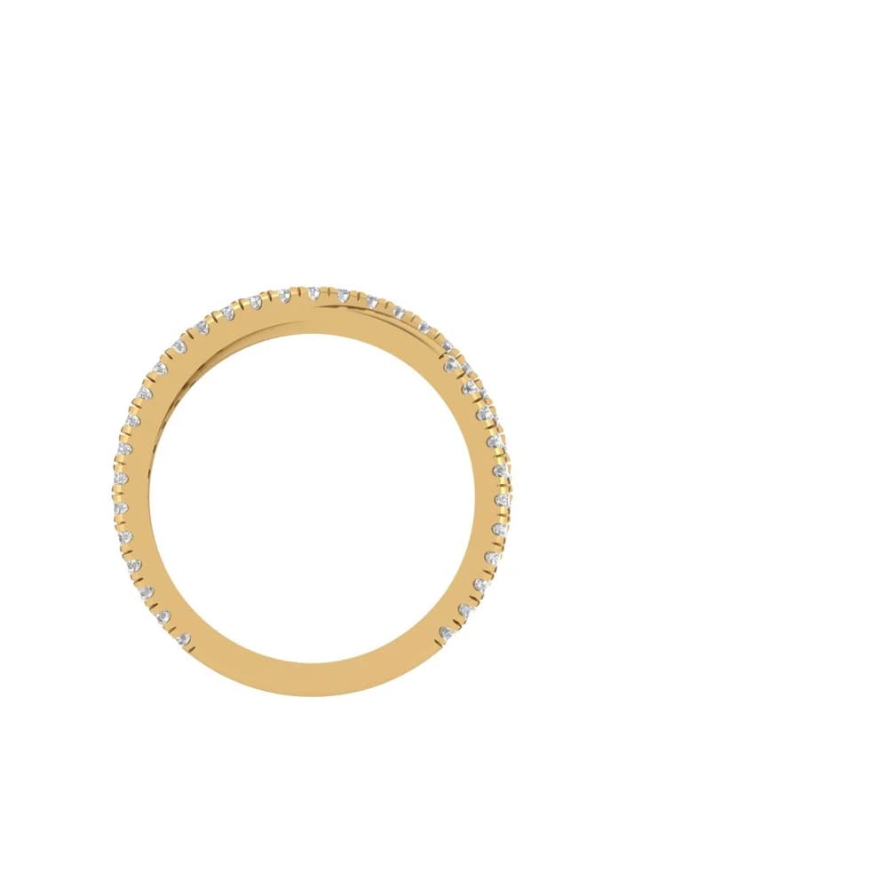 The Lab Grown Diamond Infinity Diamond Coil Ring - Image 4 The Lab Grown Diamond Infinity Diamond Coil Ring, view 4 of 4