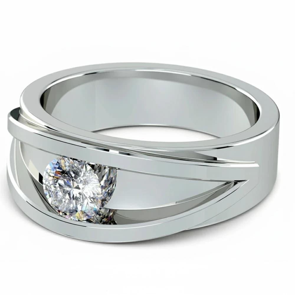 The Nexus round Lab Grown Diamond Ring - Image 1 The Nexus round Lab Grown Diamond Ring, view 1 of 4