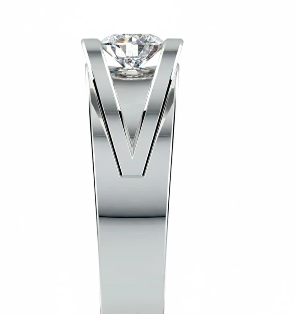 The Nexus round Lab Grown Diamond Ring - Image 4 The Nexus round Lab Grown Diamond Ring, view 4 of 4