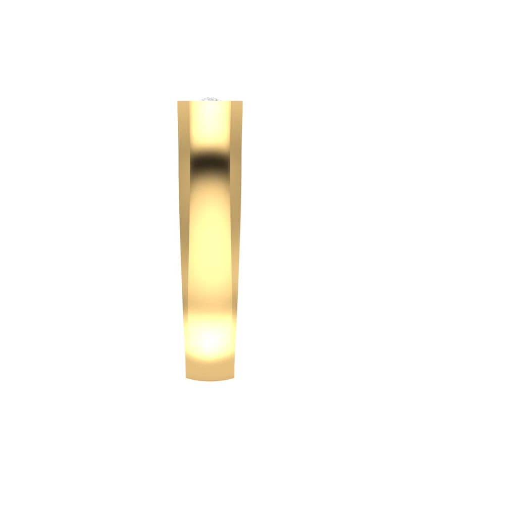 The Lab Grown Diamond Sentinel Wide Band - Image 4 The Lab Grown Diamond Sentinel Wide Band, view 4 of 4