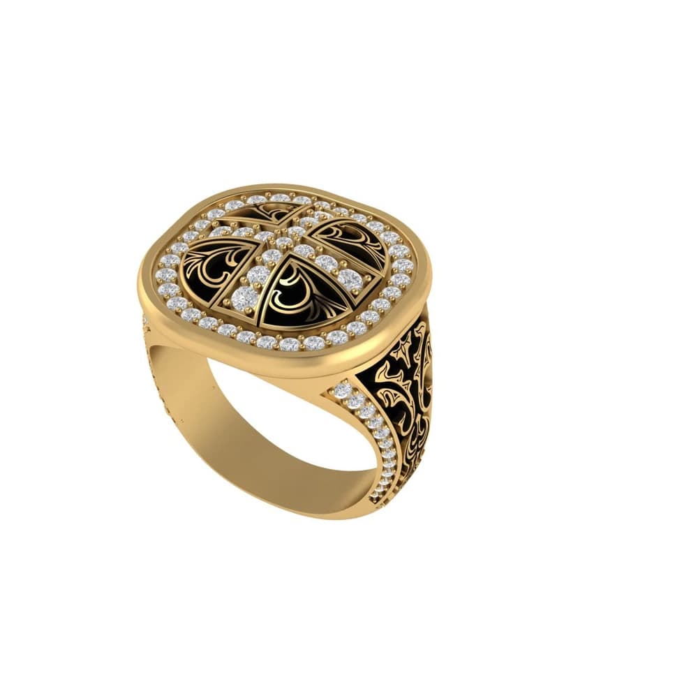 The Lab Grown Diamond Sovereign's Crest Ring - Image 4 The Lab Grown Diamond Sovereign's Crest Ring, view 4 of 4