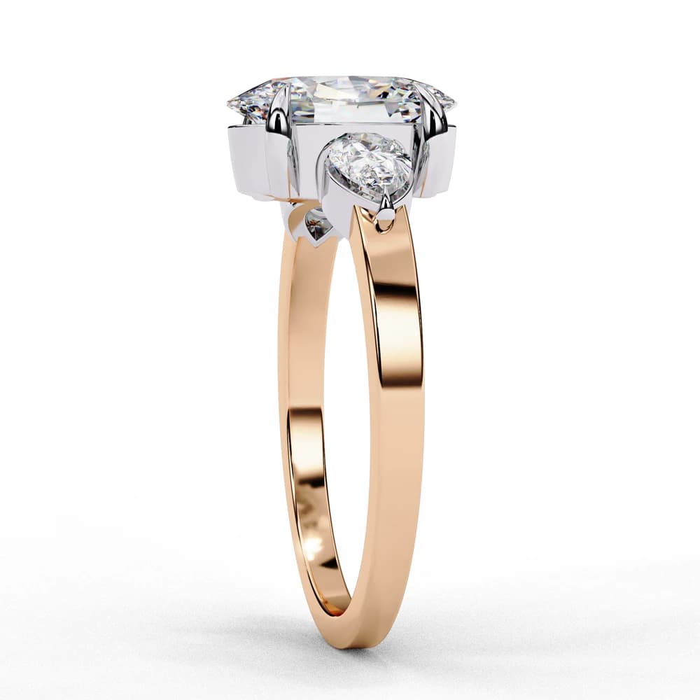 Timeless Three Stone Lab Grown Diamond Ring - Image 2 Timeless Three Stone Lab Grown Diamond Ring, view 2 of 4