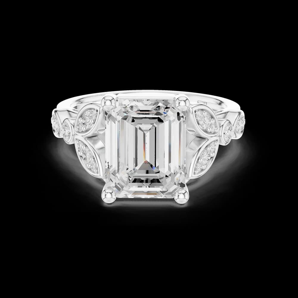 Tiara Crown Lab Grown Diamond Ring - Image 2 Tiara Crown Lab Grown Diamond Ring, view 2 of 6
