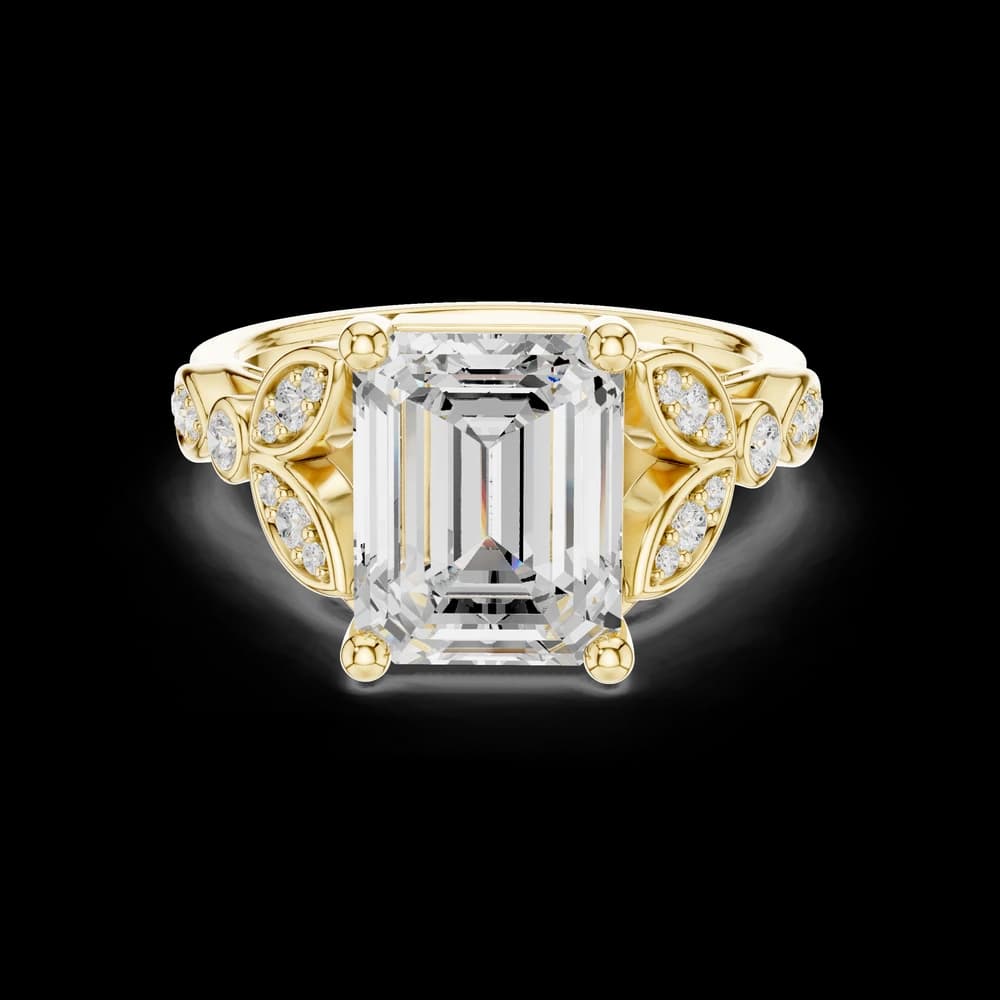 Tiara Crown Lab Grown Diamond Ring - Image 3 Tiara Crown Lab Grown Diamond Ring, view 3 of 6