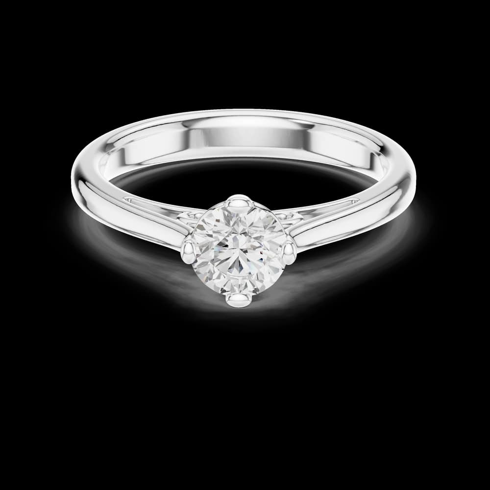 Tidal Timber Lab Grown Solitaire Diamond Ring - Image 2 Tidal Timber Lab Grown Solitaire Diamond Ring, view 2 of 6