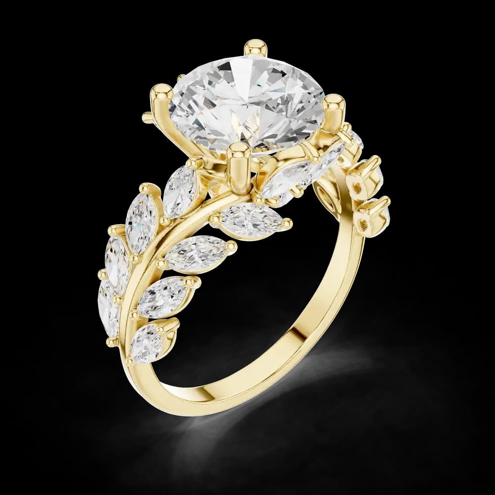 Timeless Charm Lab Grown Diamond Ring - Image 5 Timeless Charm Lab Grown Diamond Ring, view 5 of 6